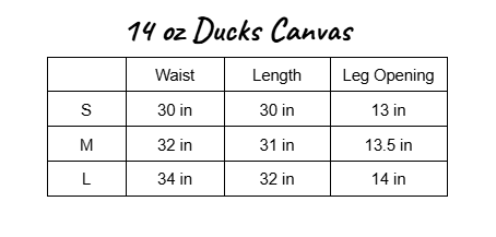 14 oz Duck Canvas