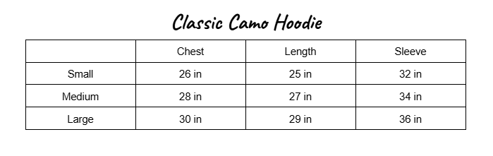 Classic Camo Hoodie