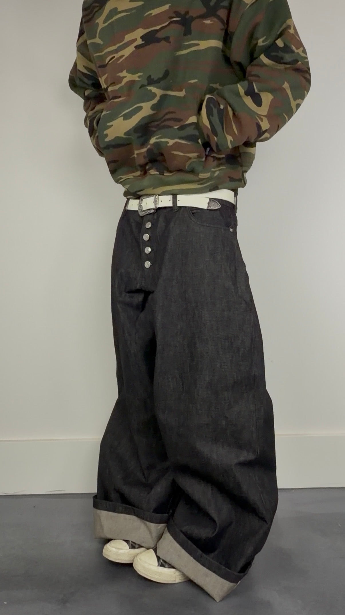 13 oz Black Whisker Selvedge