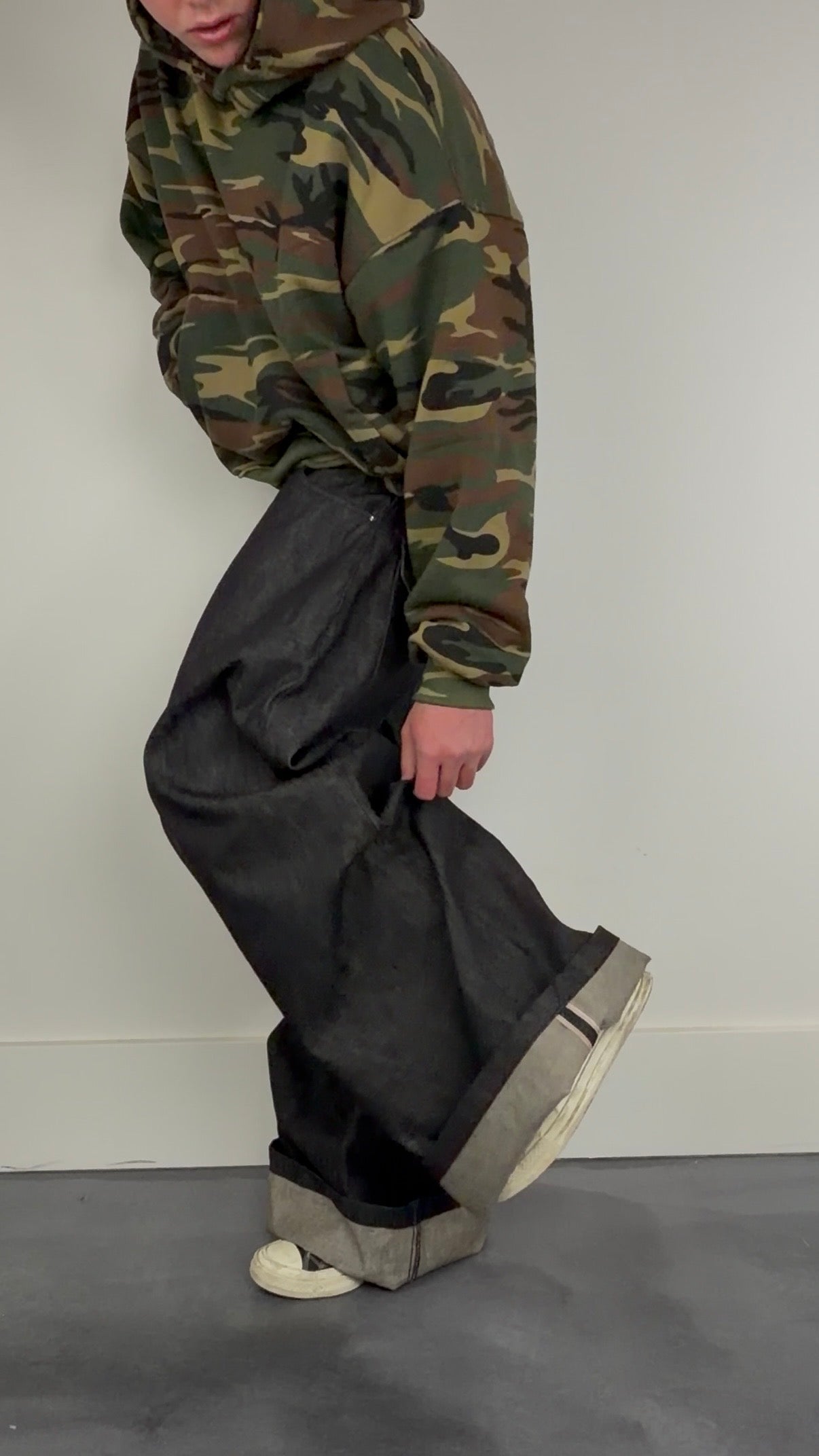 13 oz Black Whisker Selvedge