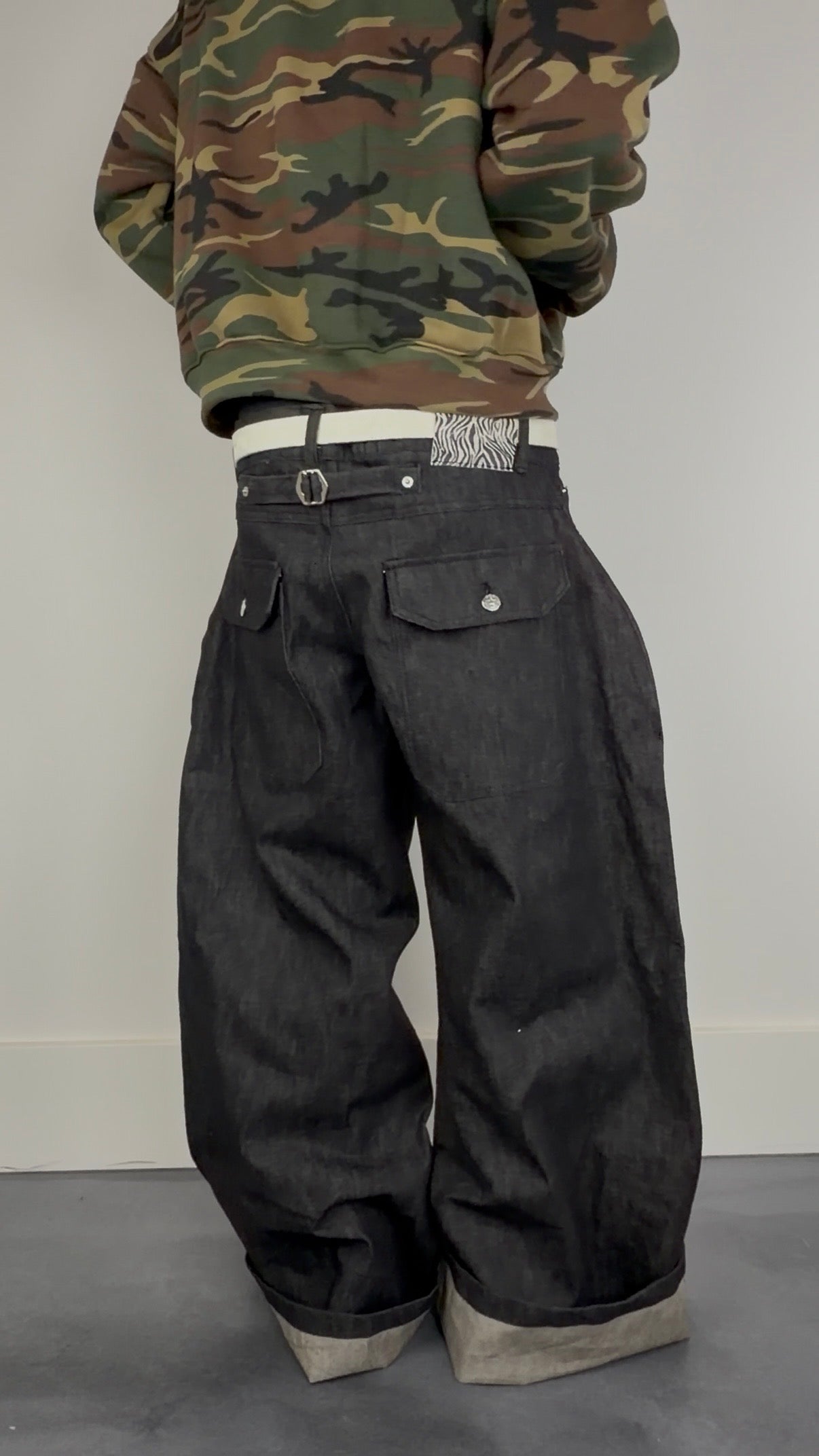 13 oz Black Whisker Selvedge