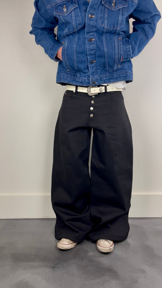 13 oz Black Selvedge Denim