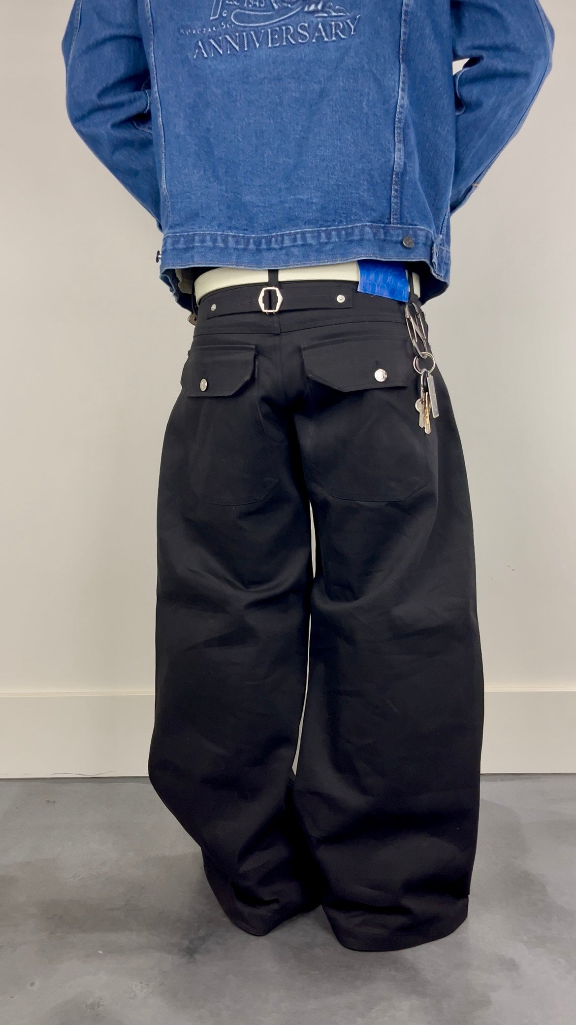 13 oz Black Selvedge Denim